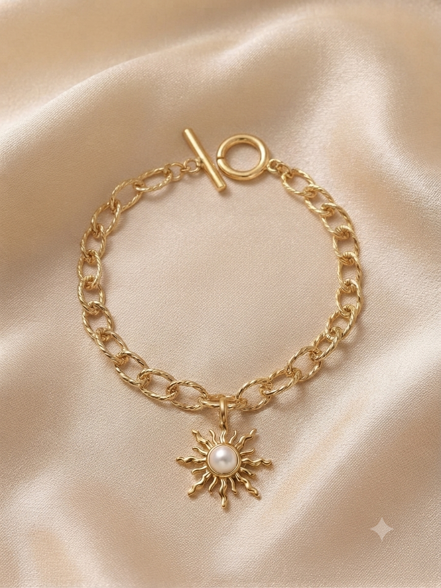 Armband „Soleil“ mit dicken Gliedern